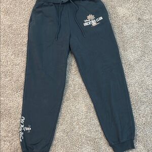 Disney Black Sweatpants Relaxed Fit Joggers